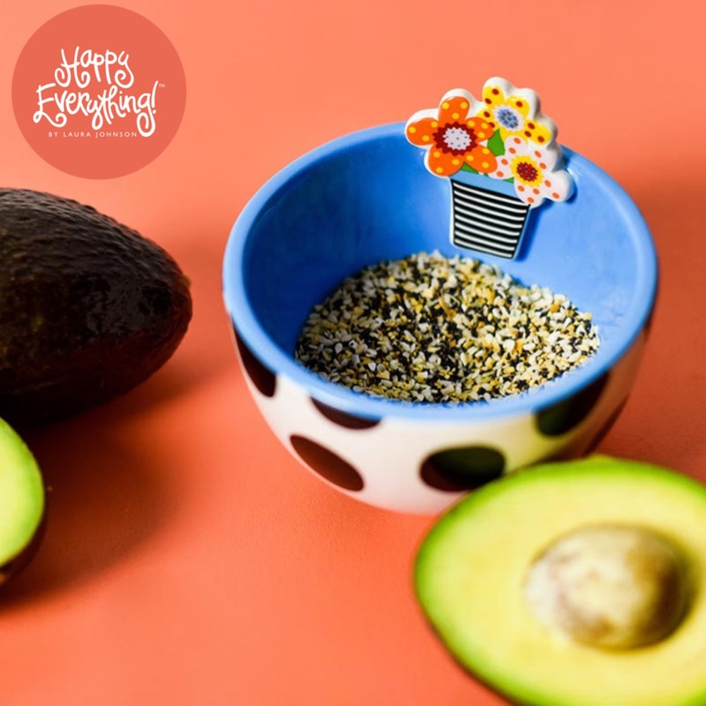 Happy Everything Flowers Embellishment Bowl